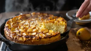 Ce gâteau aux pommes sans four va te sauver (prêt en 10 min à la poêle)
