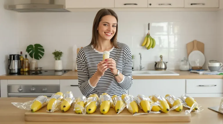 « Elles ne noircissent plus » : mon astuce toute simple pour garder vos bananes bien fraîches très longtemps