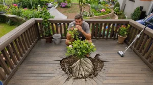 Important avertissement à toute personne ayant une souche d'arbre dans son jardin