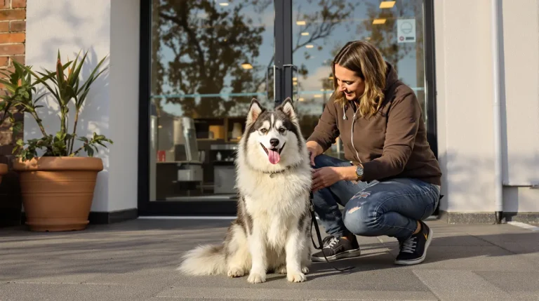 Le Pomsky de 7 mois disparaît de leur jardin grillagé : 2 semaines plus tard, la famille retrouve enfin son chien