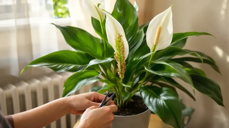 Les lys de la paix donnent plus de fleurs si vous faites ce geste simple toute l'année
