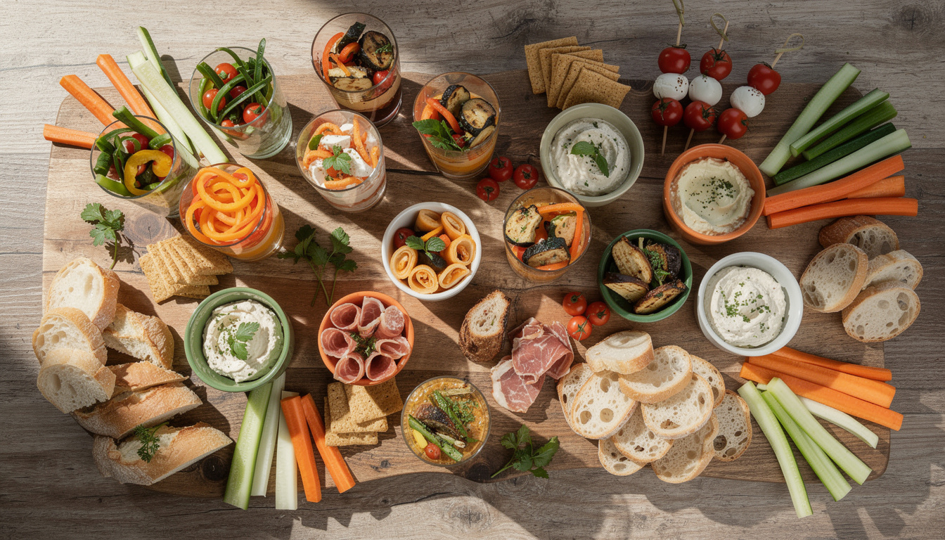 découvrez des idées simples et rapides pour un apéritif dînatoire froid, adapté à tous les goûts. parfait pour régaler vos invités sans stress.