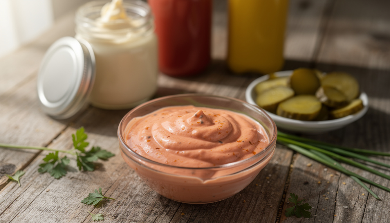 découvrez comment préparer une sauce burger maison savoureuse et facile à réaliser pour sublimer vos hamburgers avec des ingrédients simples et rapides.