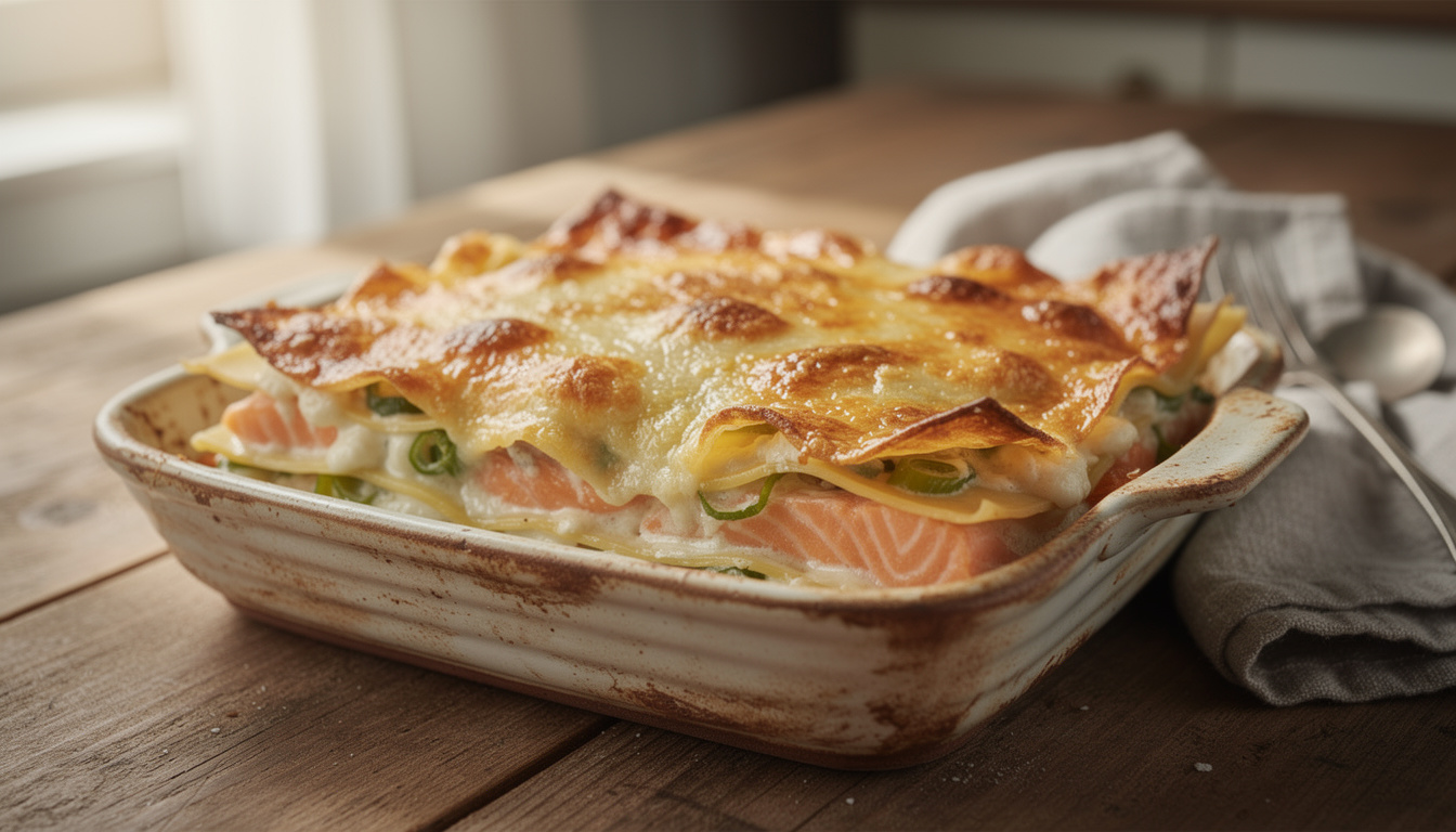 découvrez notre recette gourmande et facile de lasagne poireaux saumon, parfait pour un repas savoureux et convivial en toute simplicité.